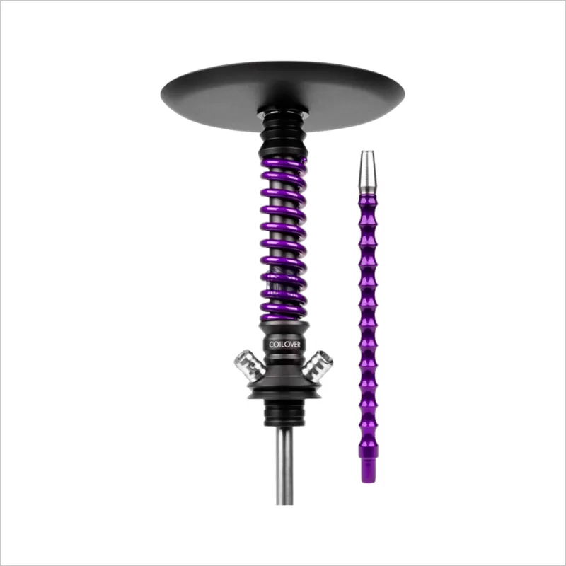Shisha Mamay Customs Coilover Mini Black Matte Purple Gloss - Uszczelka; Dyfuzor, Talerzyk