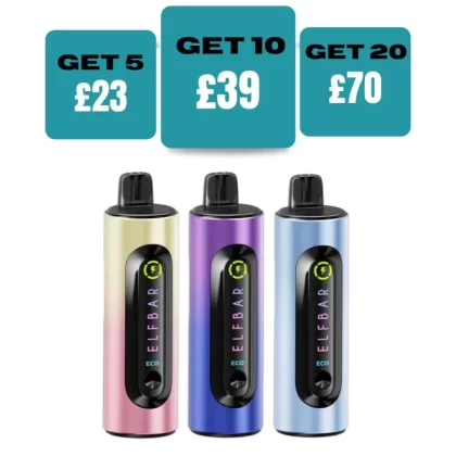 Elf Bar 4-in-1 3200 Prefilled Pod Kit - £7.99 or 3 for £23 - Red Edition