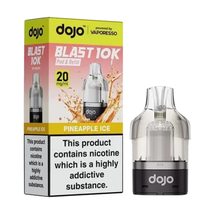 Pineapple Ice Dojo Blast 10K Refill Pack - Vapeshop Co