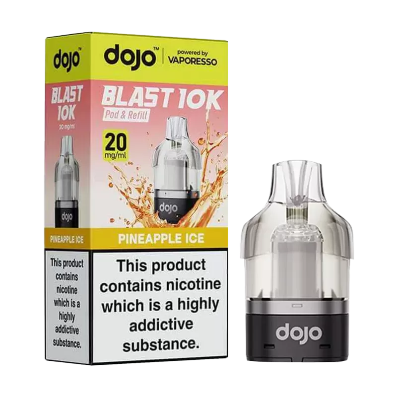 Pineapple Ice Dojo Blast 10K Refill Pack - Vapeshop Co
