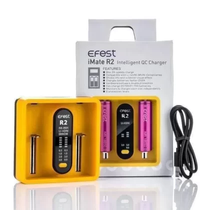 EFEST iMate R2 Charger - Option#BLACK (12F1EE)