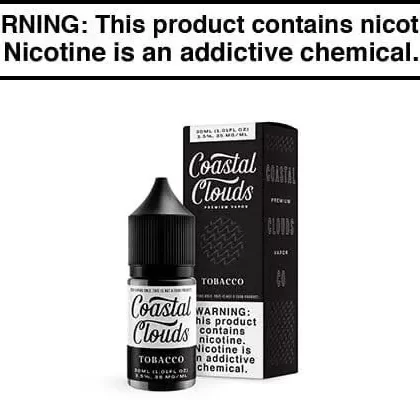 TOBACCO BY COASTAL CLOUDS SALT 30ML - Vapejuice