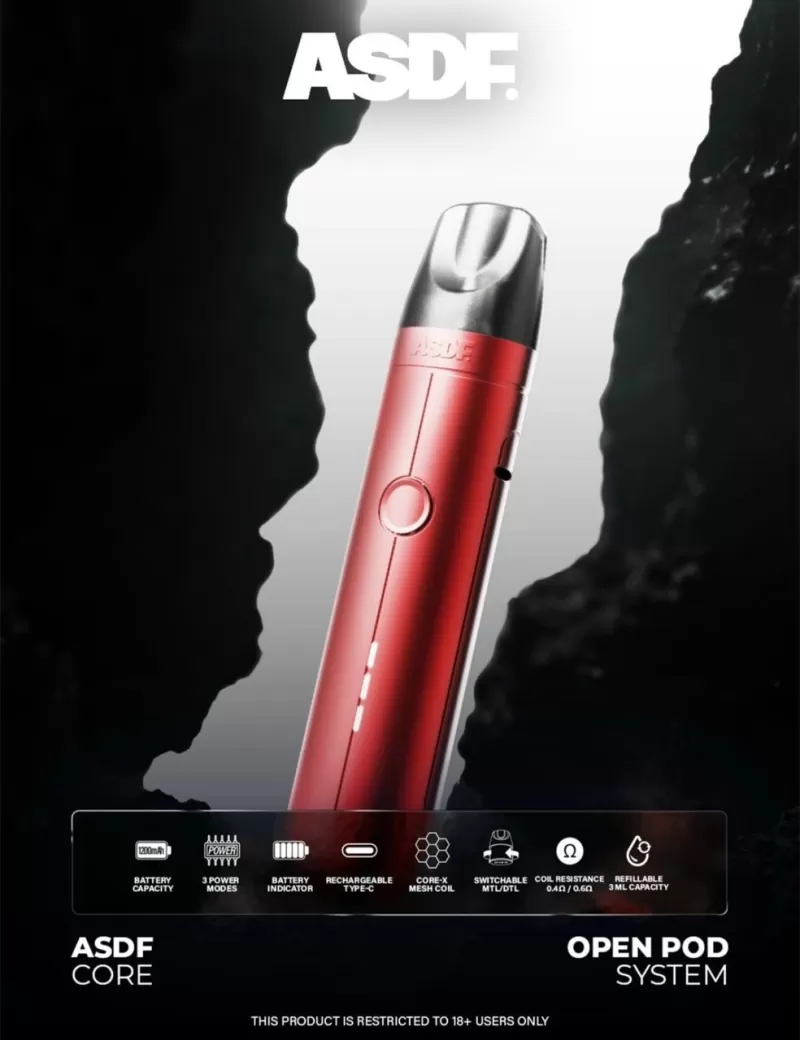 ASDF Core Device Kit 1200mAh - Vapeandgo Com My - Image 3