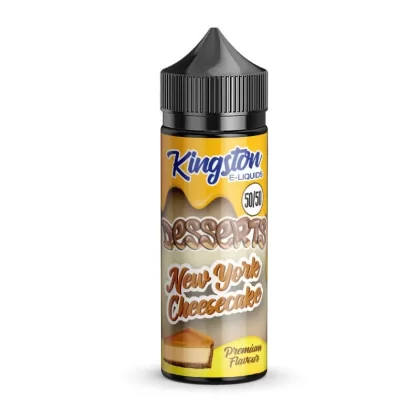 NEW YORK CHEESECAKE E LIQUID KINGSTON 50/50 DESSERTS 100ML 50VG