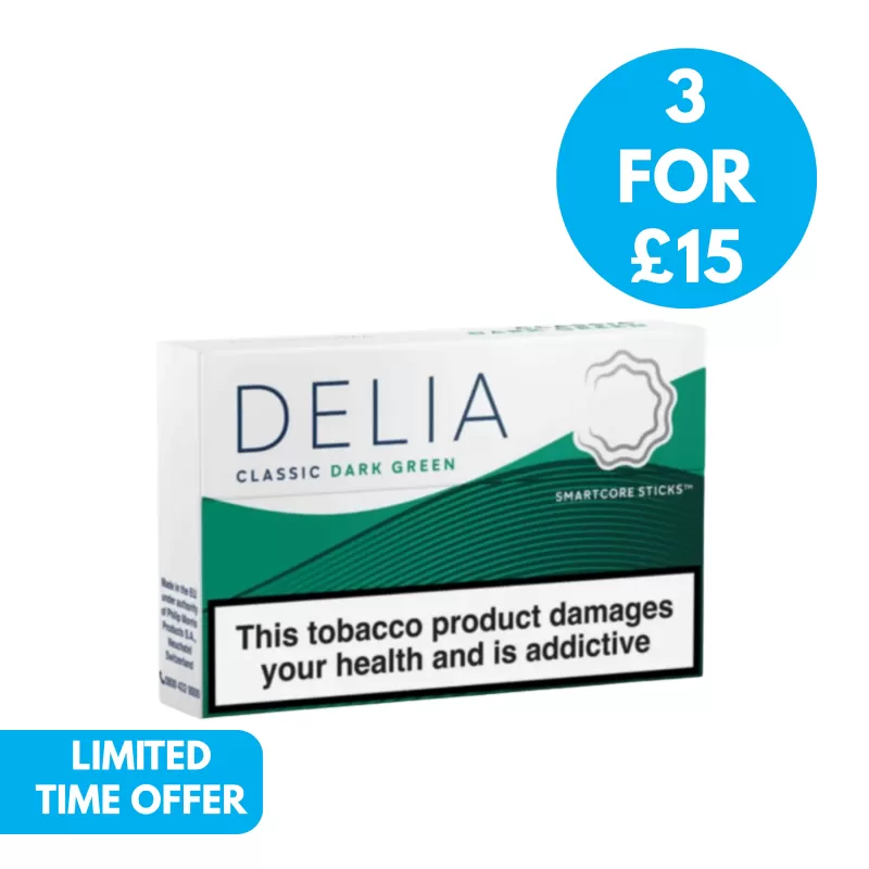 Iqos Delia Heated Tobacco Sticks 0.5mg – Pack Of 20 - Vape Co