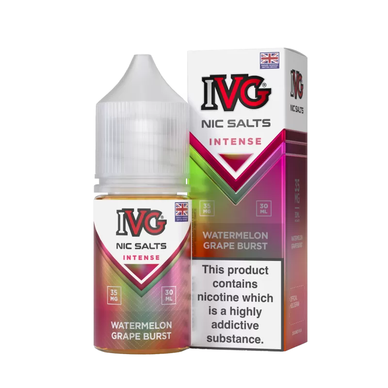 IVG Nic Salt Intense – Watermelon Grape 30ml (35/55 Mg) - Vape Product, Vape Product