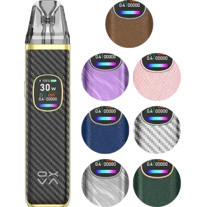 Oxva Xlim Pro 2 Pod Vape Kit - Colour#Black Carbon>Champion Limited Edition>Black Warrior>Blue Python>Brown Python>Coral Pink>Green Python>Platinum Gray>Silver Carbon>Dream Purple>Black & Wh (C31349)