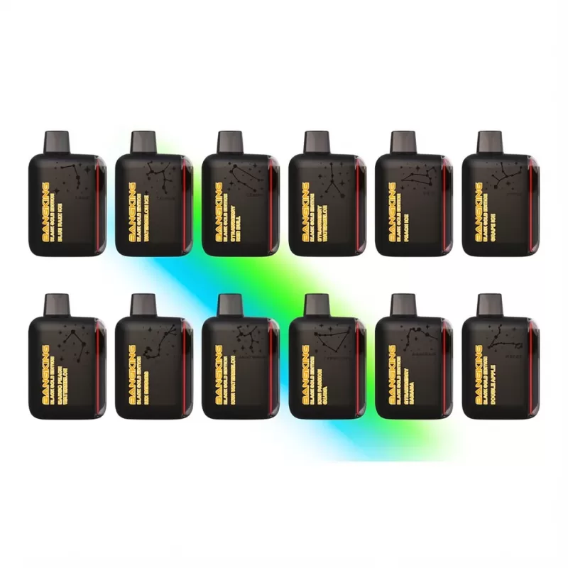 Bang King 12 Star Signs 50000 Puffs Mesh Coil - Random Flavors, Blue Razz Ice; 3-nicotine, 2-nicotine - Image 2