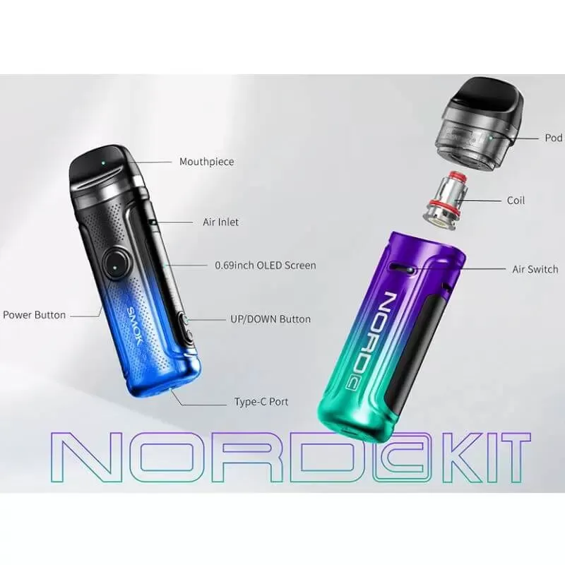 SMOK NORD C - Transparent Black - Image 2