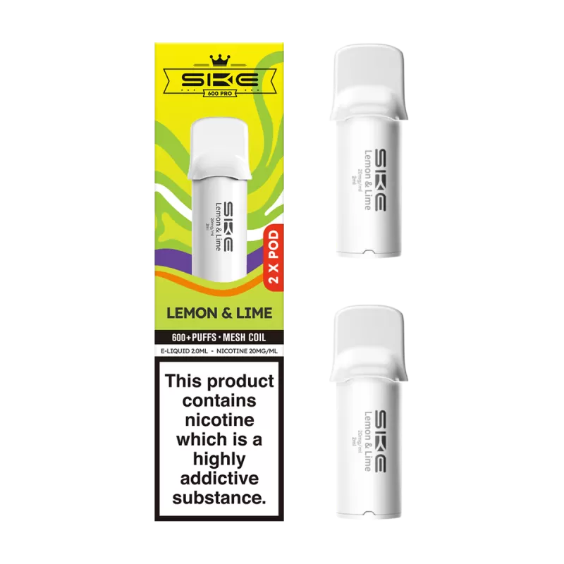Lemon and Lime SKE 600 Pro Pods - 10mg - Vape Product