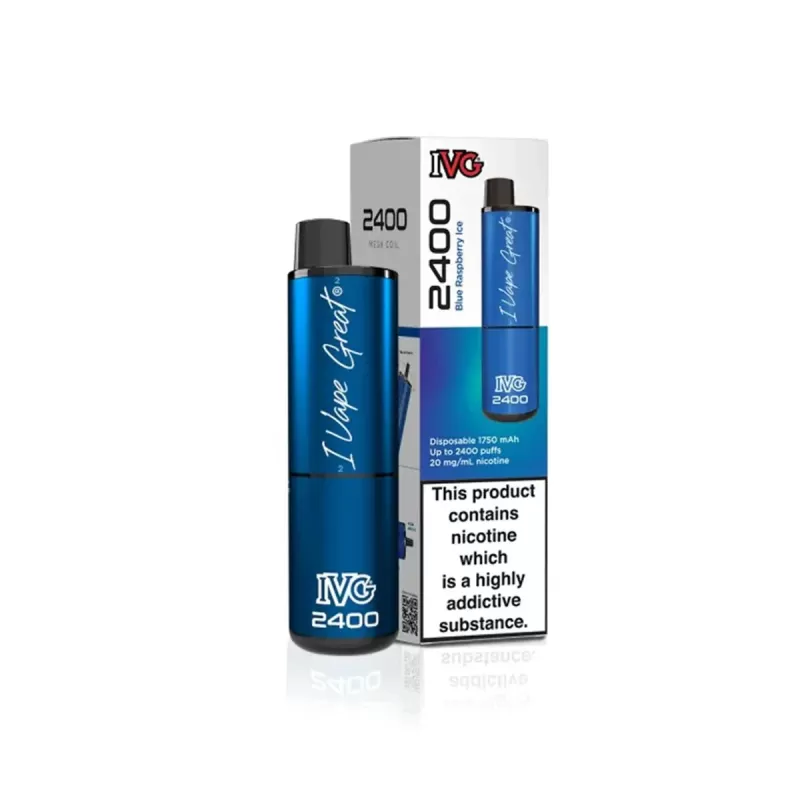 IVG 2400 Prefilled Pod Vape Kit - Plum Blue Razz - Image 3