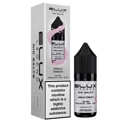 Elux Legend Vanilla Tobacco Nic Salt E-Liquid - 10mg