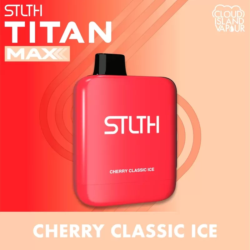 STLTH TITAN MAX Disposable Vape – Cherry Classic Ice - Strength#20mg