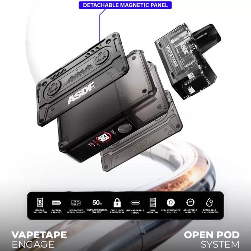 VAPETAPE ENGAGE - E-Juice only / (Saltnic) Mango Strawberry - Image 3