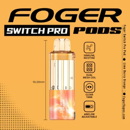 Lime Berry Orange Foger Switch Pro Pod | 30K Puffs