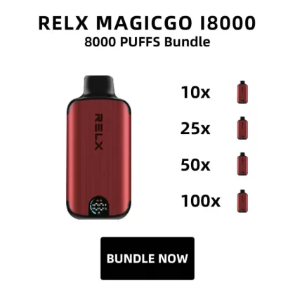 Relx Magicgo i8000 100 Pack - Vape Store