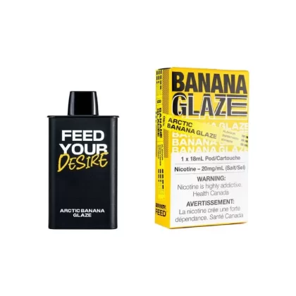 FEED 9K Pods – Arctic Banana Glaze, 9000 Puffs