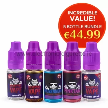 Vampire Vape E Liquid 10ml All Flavors ( 5PCS)