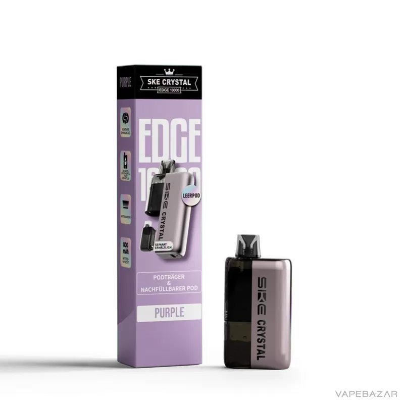 SKE Crystal Edge 10k – Akku – Purple - Pod Kit - Image 2