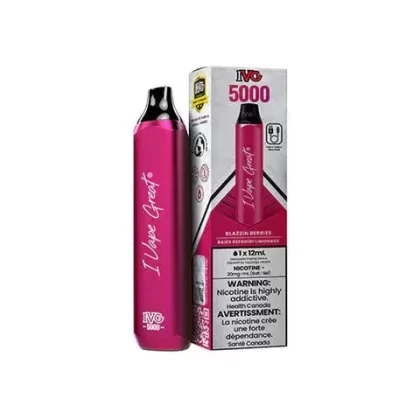 IVG 5000 PUFFS DISPOSABLE VAPE – Blazzin Berries - Ecigdepot