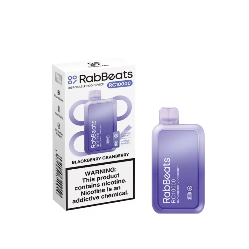 RabBeats RC10000 Rechargeable Disposable Vape - 10000 Puffs - Peach Mango - Image 2