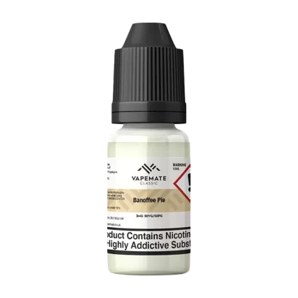 Vapemate Classic Banoffee Pie 10ml - Strength#0mg>3mg>6mg>12mg>18mg