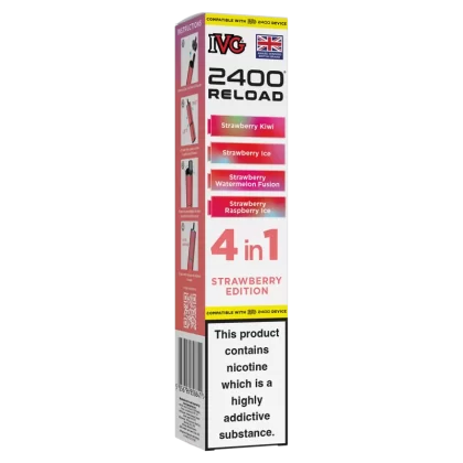 Strawberry Edition IVG 2400 Refill Pods - Ecigwizard