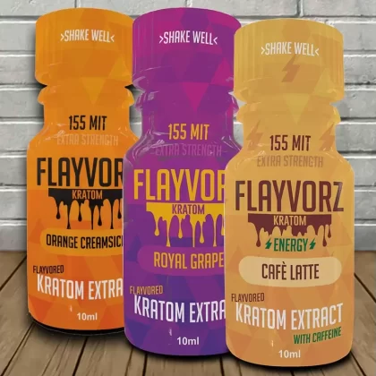 Flayvorz Extra Strength Kratom Extract Shot 155mg