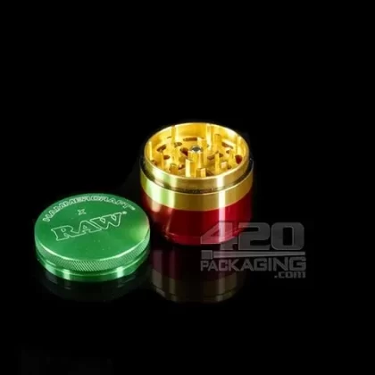 RAW x Hammer Craft Rasta Four Piece Aluminum Grinder