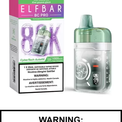 Kiwi Guava Ice Elf Bar BC Pro Disposable Vape