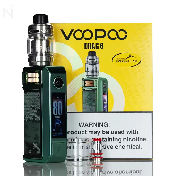 VooPoo Drag 6 220W Full Kit - Blue - Image 2