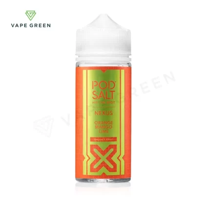 Orange Mango Lime Shortfill E-Liquid by Nexus Pod Salt 100ml