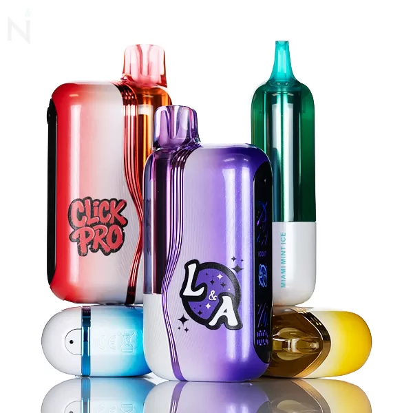 L&A Click Pro 80K Puffs Disposable Kit - 22mL - Cool Mint