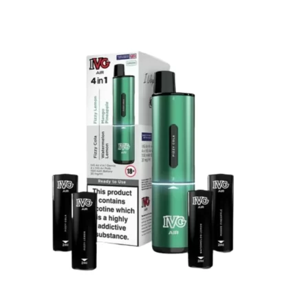 IVG Air 4 In 1 Rechargeable Pod Vape Kit - Vape Co