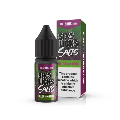 SIX LICKS MELON ON MY MIND 10ML NIC SALT E-LIQUID