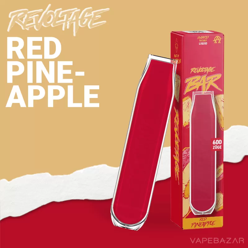 Revoltage Bar – Red Pineapple - Aupo; 20mg/ml, Nikotinfrei; Vape Product - Image 2