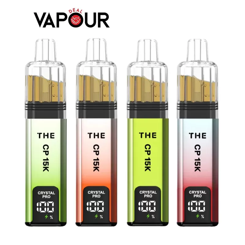 Crystal Pro CP 15K Prefilled Pod Kit - 5 Pack - Strawberry Kiwi