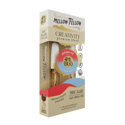 Mellow Fellow Creativity Blend – Panama Red & White Widow – 2ml Vape Cartridge Duo (4ml)