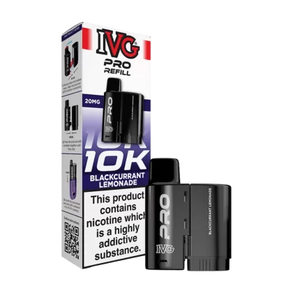 Blackcurrant Lemonade IVG Pro 12 Refill Pack - Vape Product (FFCF20)