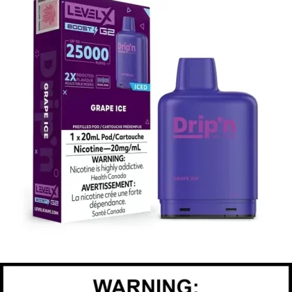 Grape Ice Drip’n Level X Boost G2 Pods