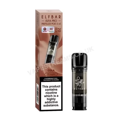Elf Bar ELFA Pro Cola Prefilled Pods - Vapestreams Co
