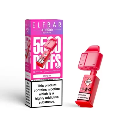 Elf Bar AF5500 Refill Pack Cherry Ice - Strength#20mg