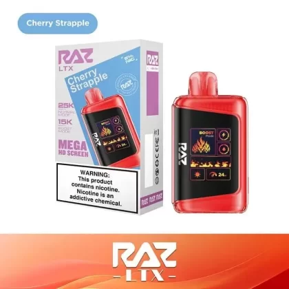 Cherry Strapple Raz Flavor - Pack Count#Single Pack~Flavor#Cherry Strapple~Nicotine#50MG