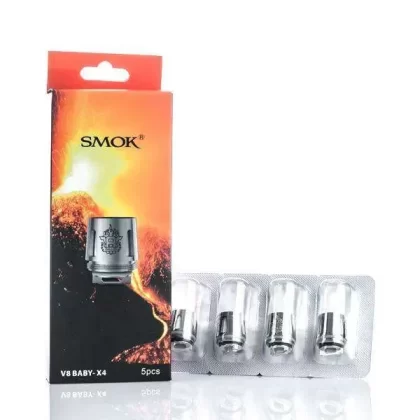 SMOK TFV8 Baby Beast Replacement Coil in (DISCONTINUED) - Pack of 5 - 0.4 ohm V8 Baby Q2 Replacement Coils