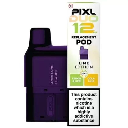 Pixl Duo 12 Replacement Pod Lime Edition - Ecigdepot
