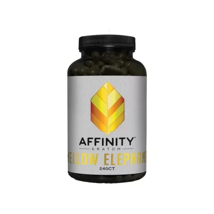 Affinity Kratom – Yellow Elephant 140 Ct Capsules