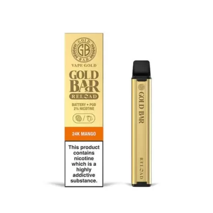 Gold Bar Reload Prefilled Pod Vape Kit - Virginia Tobacco