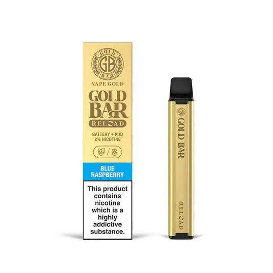 Gold Bar Reload Prefilled Pod Vape Kit - Virginia Tobacco - Image 3