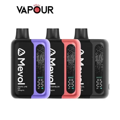 Mevol S7000 Pod Kit - 5 Pack - Strawberry Ice - 5 Pack / Blueberry Sour Raspberry - 5Pack