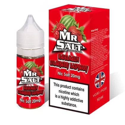 Mr Salt Strawberry Raspberry Watermelon Nic Salt E-Liquid - 20mg